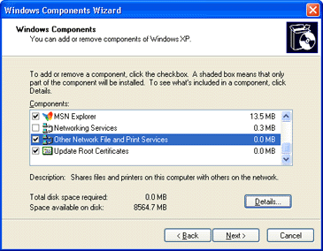 Adding Print Services for UNIX