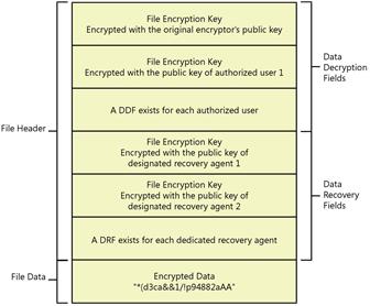 Figure 18-2 Structure of an encrypted data file