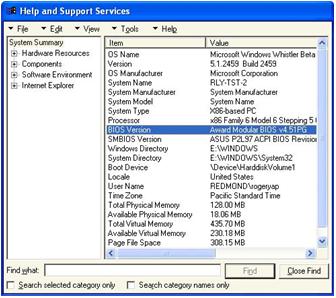 Figure 27-2 Motherboard firmware revision in System Summary