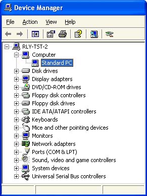 Figure 27-3 Non-ACPI computer in Device Manager