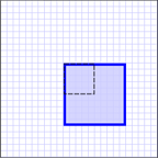 Scaled rectangle.