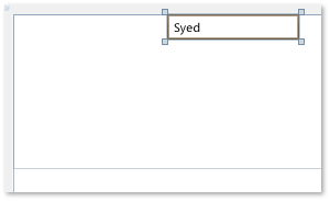 Binding a TextBox to sample data
