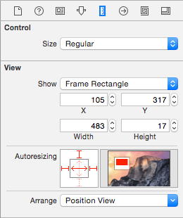 Editing the Autosizing properties