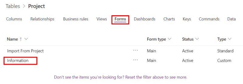 Switch to the Forms area after you add a custom column. Select the form where you want to make the column available.