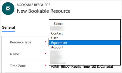 Resource types.