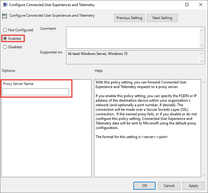 Image of group policy settings 2.