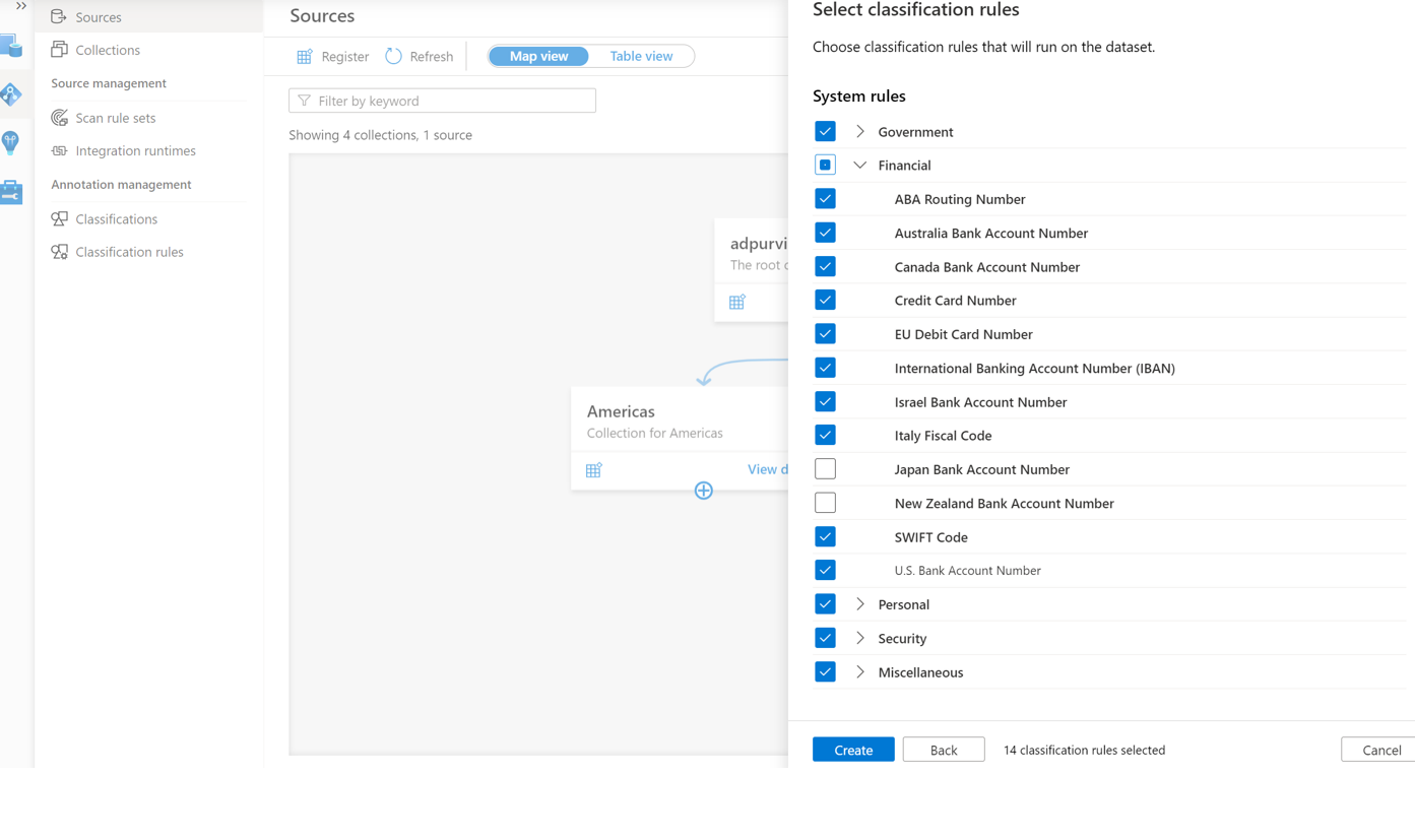 How to: Register and Scan Azure Blob Storage 