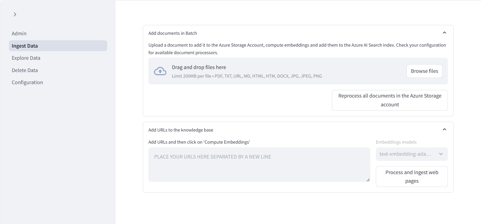 A screenshot of the admin site.