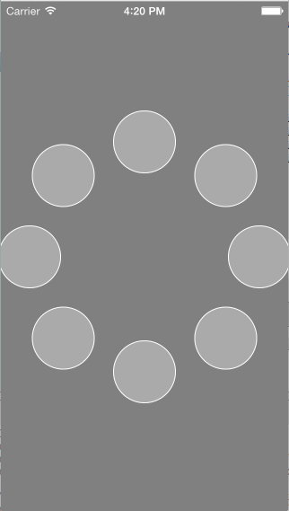 Screenshot showing circles in a circle