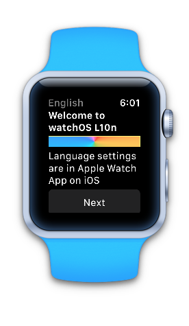 Apple Watch english
