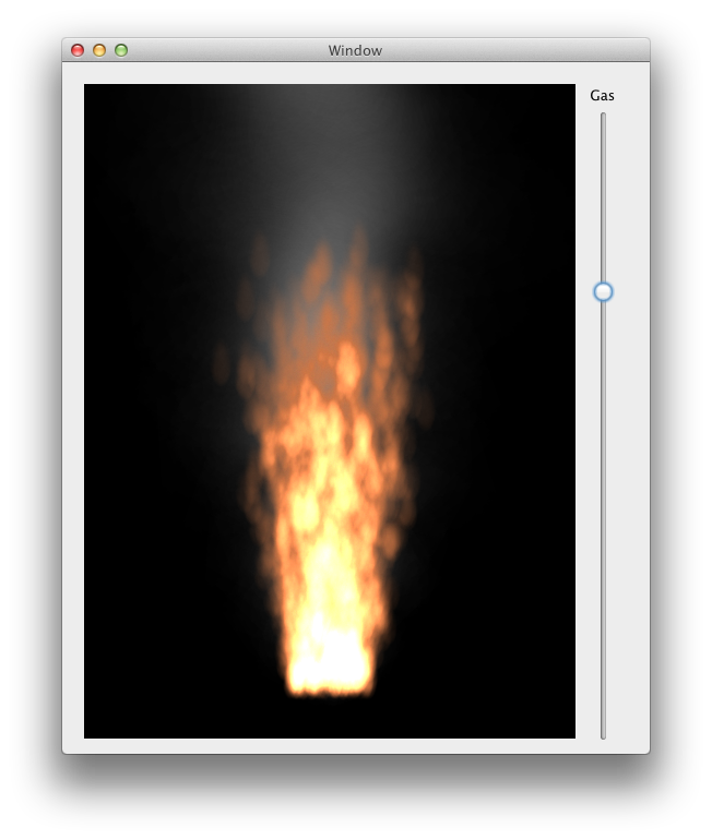Fire animation screenshot