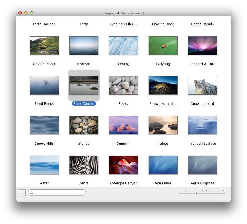 ImageKit Demo application screenshot