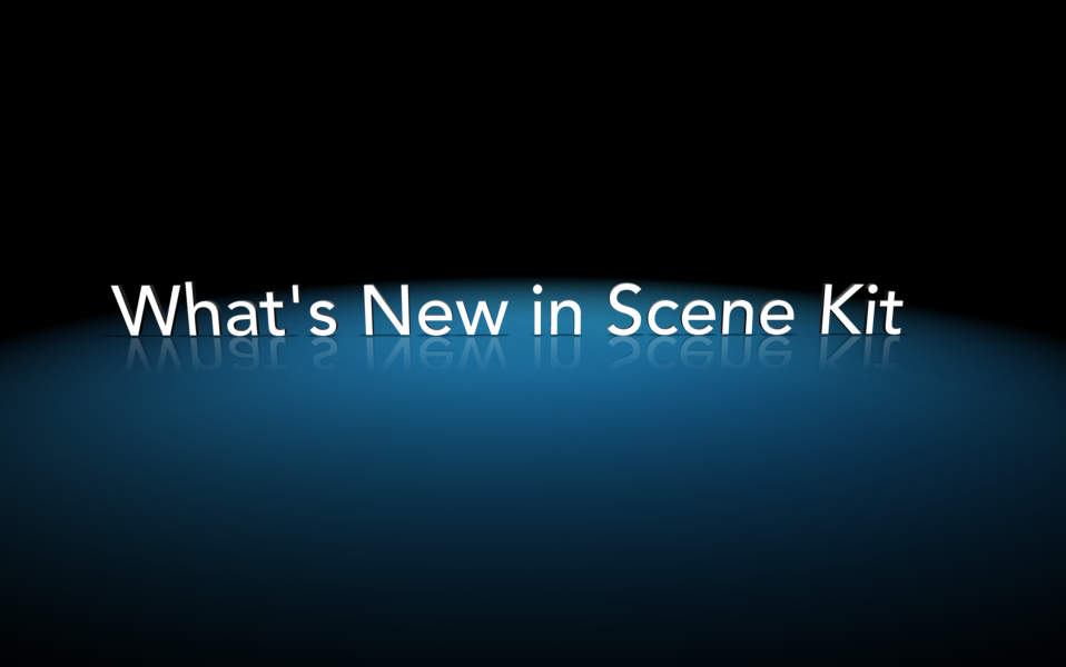 Scene Kit Session WWDC 2014 application screenshot