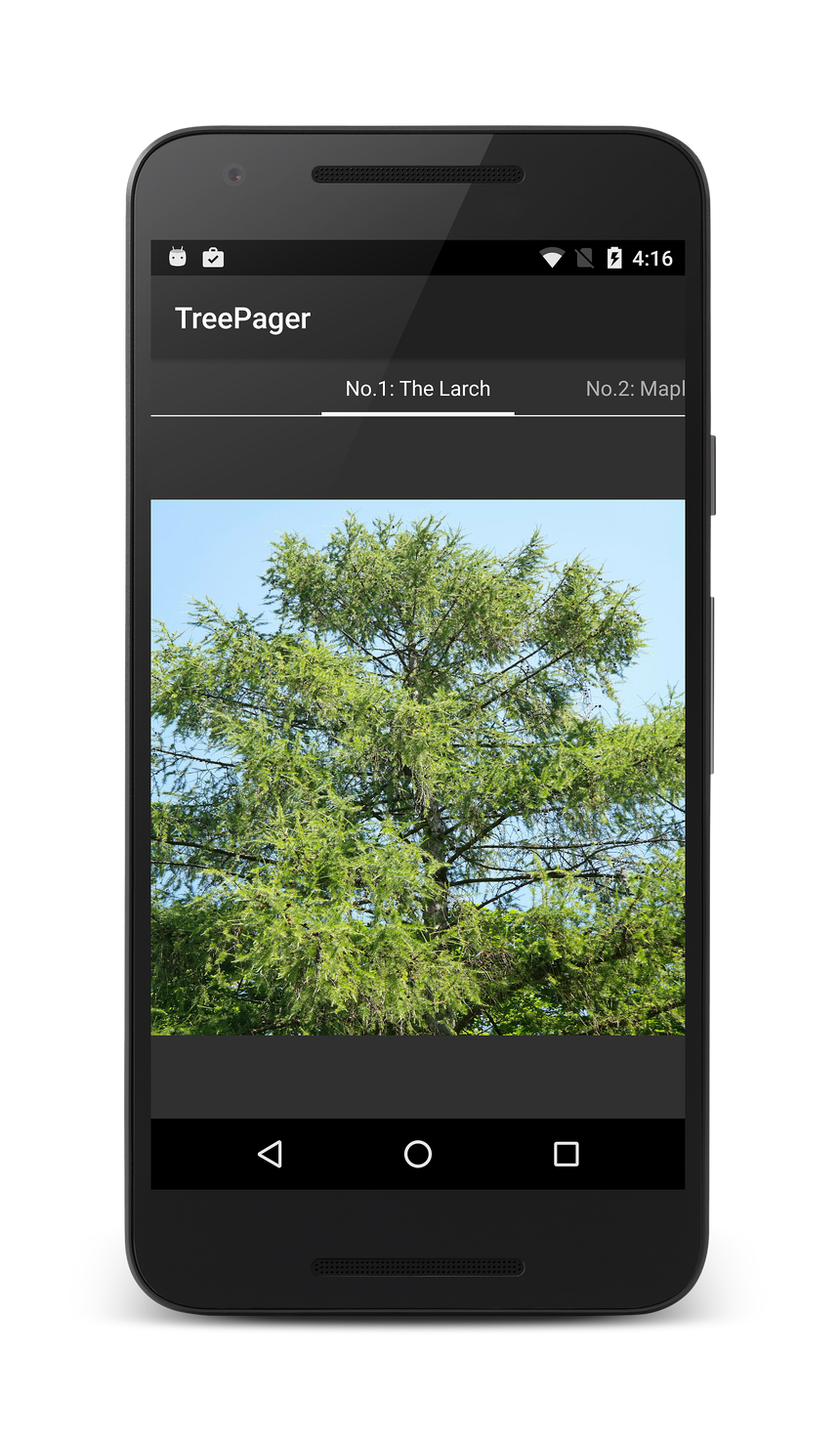 TreePager  application screenshot
