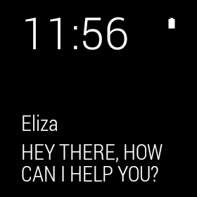 ElizaChat application screenshot