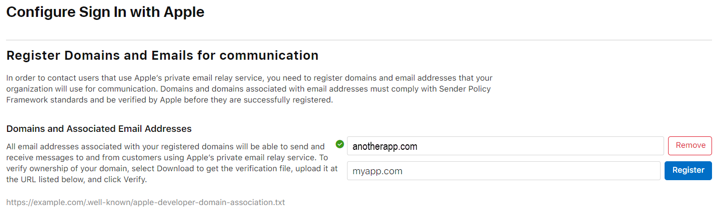 Register your Domain