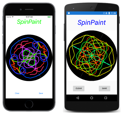 SpinPaint application screenshot