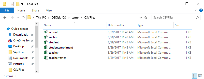 CSV File Format