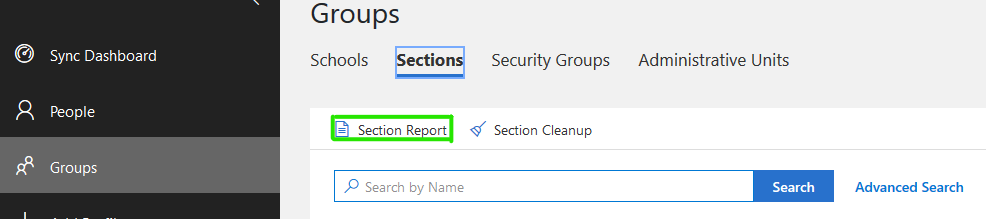 How to locate Section Usage report part 1.
