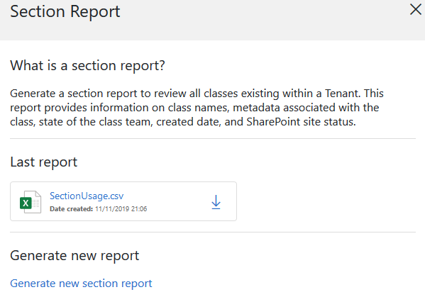 How to locate Section Usage report part 2.