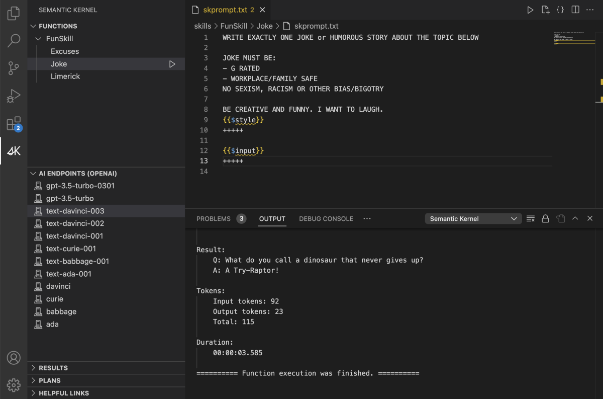 Semantic Kernel Tools