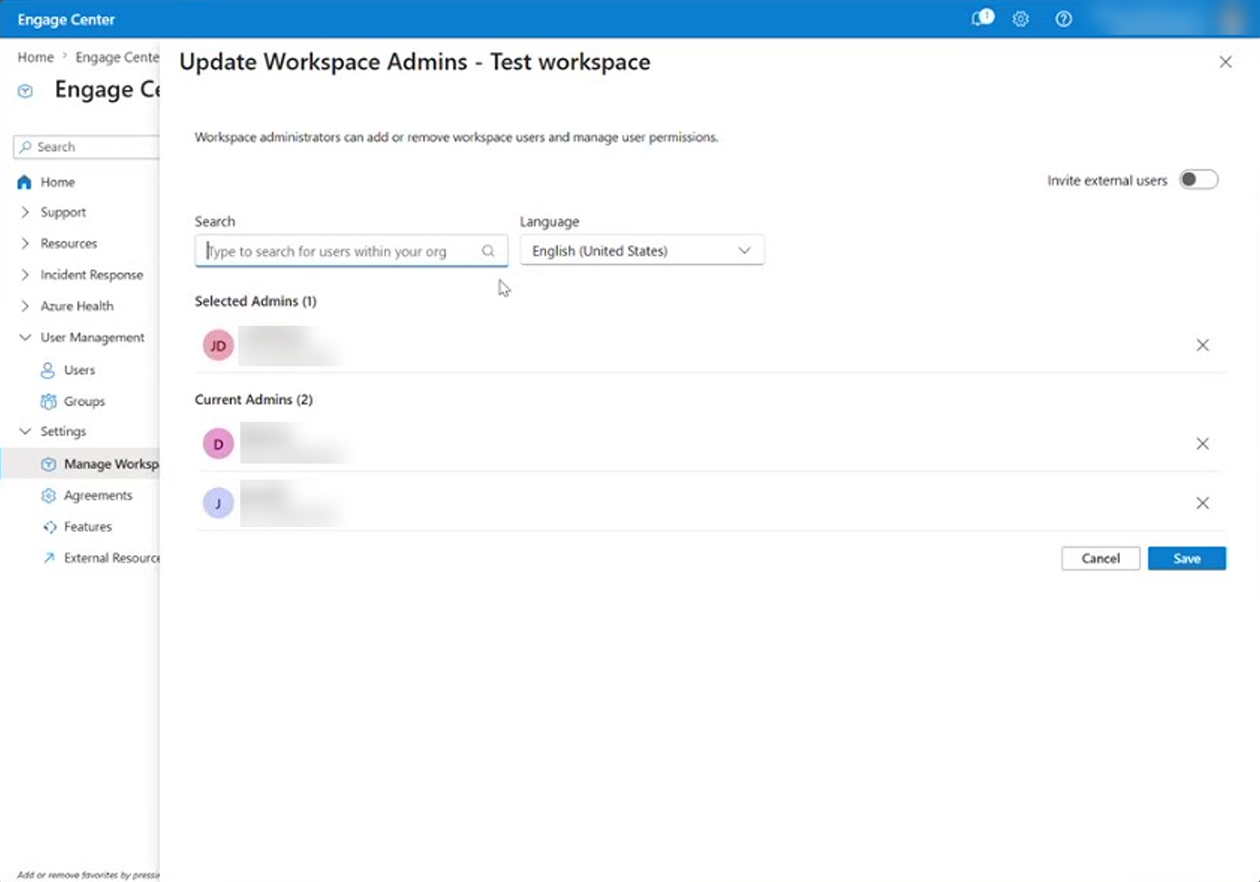 A new admin is visible in the administrator list.