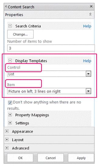 sharepoint 2022 display templates