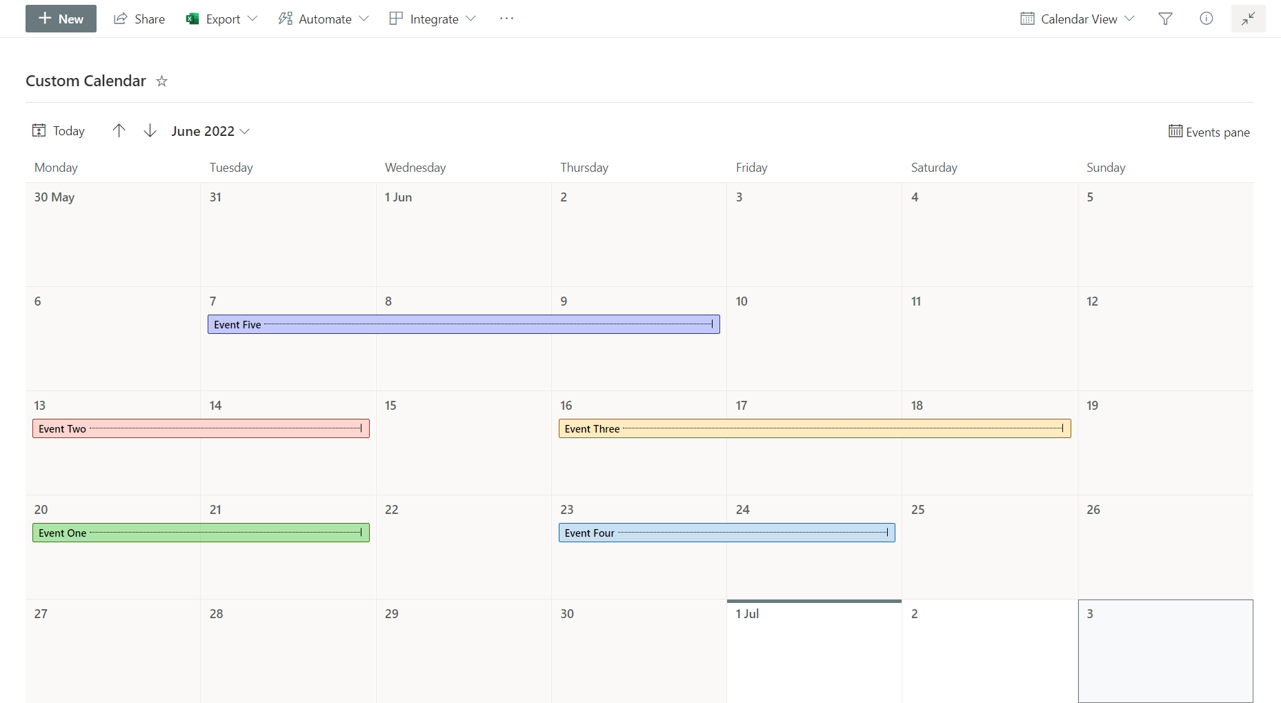 Sharepoint 2024 Calendar Customization Berta Celinka   Calendar View Formatting 