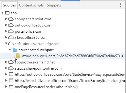 Sources with Azure CDN URL