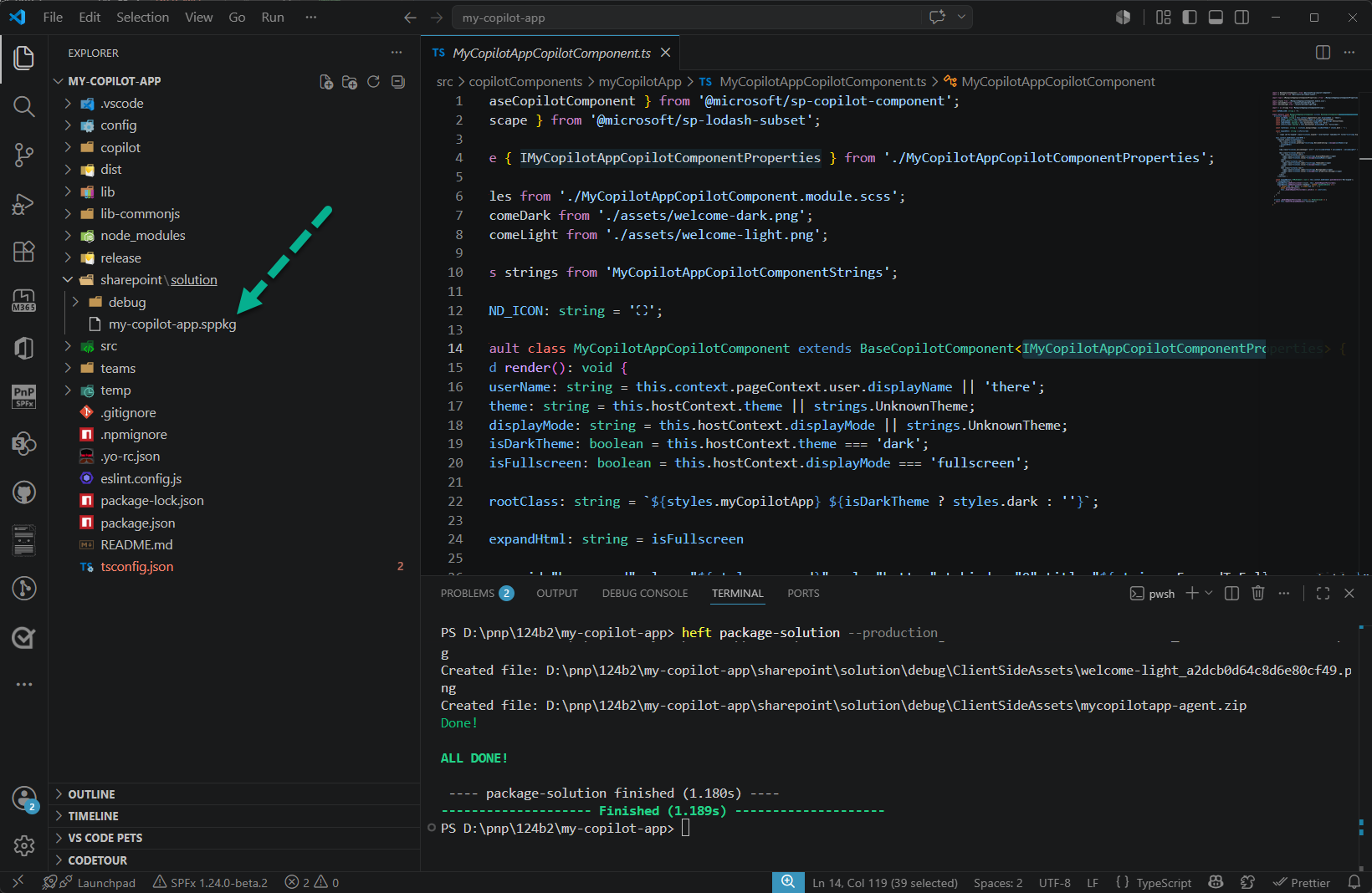 Placeholder: the generated solution package