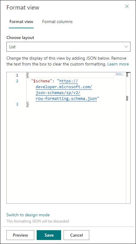 Use view formatting to customize SharePoint | Microsoft Learn