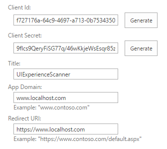 Create a new Client ID & secret