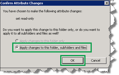 Apply to Folders