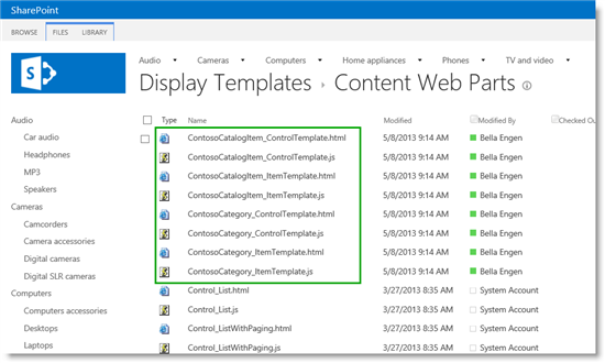 Stage 11 Upload and apply display templates to the Content Search Web