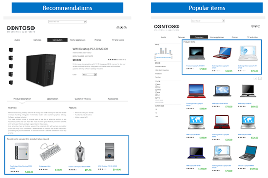 How to display recommendations and popular items in SharePoint