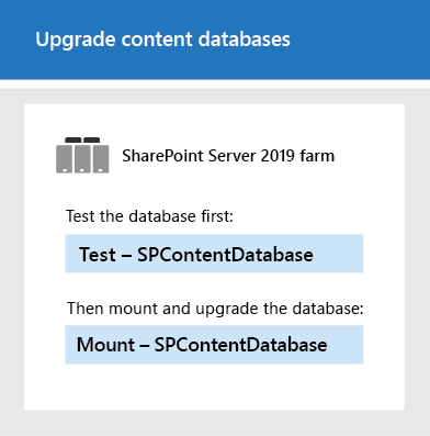 Upgrade the databases with Microsoft PowerShell