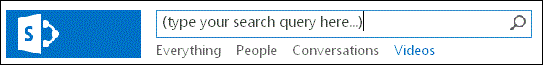 enterprise Search Center default search experiences