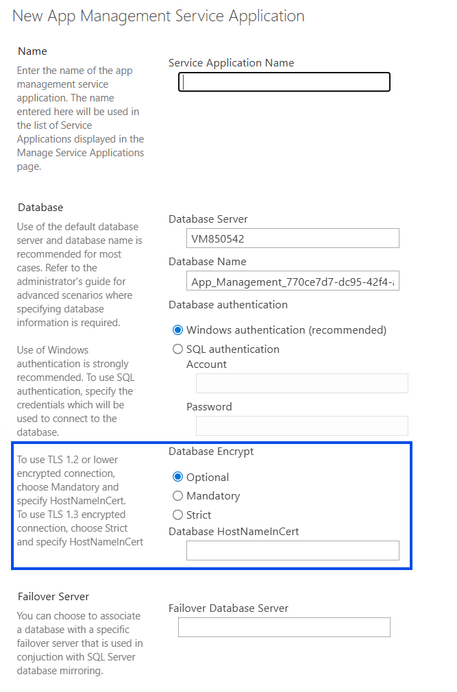 Transport Layer Security (TLS) 1.3 Support - SharePoint Server
