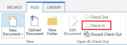 Check out or check in files in a document library - Microsoft Support