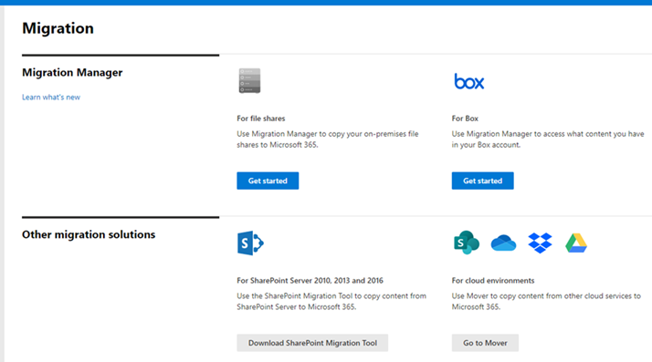 Overview: Migrate Box using Migration Manager - Migrate to Microsoft 365 |  Microsoft Learn