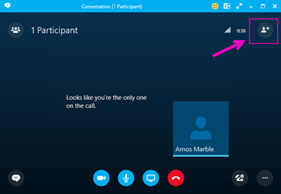 Dial-out with Skype for Business.