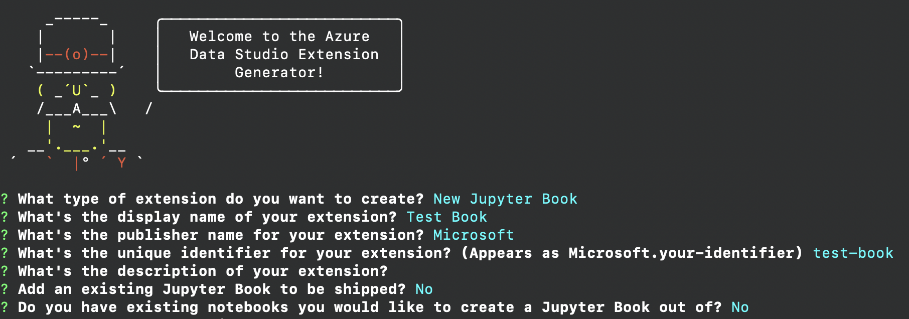 Screenshot that shows a sample Jupyter book.
