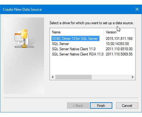 Connect to an ODBC Data Source (SQL Server Import and Export Wizard) - SQL  Server Integration Services (SSIS) | Microsoft Learn