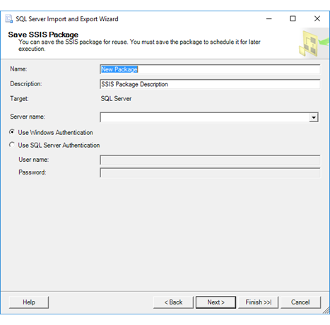 Save SSIS Package (SQL Server Import and Export Wizard) - SQL Server Integration Services (SSIS) | Microsoft Learn Save Ssis Package (Sql Server Import And Export Wizard) - Sql Server Integration Services (Ssis) | Microsoft Learn