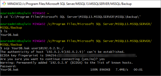 Migrate SQL Server database from Windows to Linux - SQL Server | Microsoft  Learn