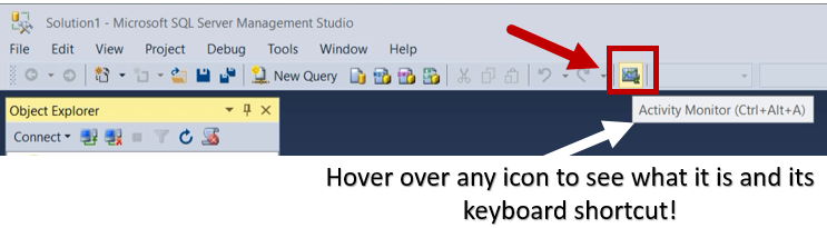 ssms activity monitor