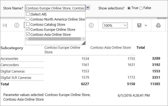 Tutorial Add A Parameter To Your Report Report Builder SQL Server 