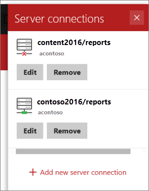 Report Server Connection Get data from shared datasets in Reporting Services mobile reports ...
