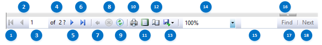 Screenshot that shows the Preview viewer toolbar.