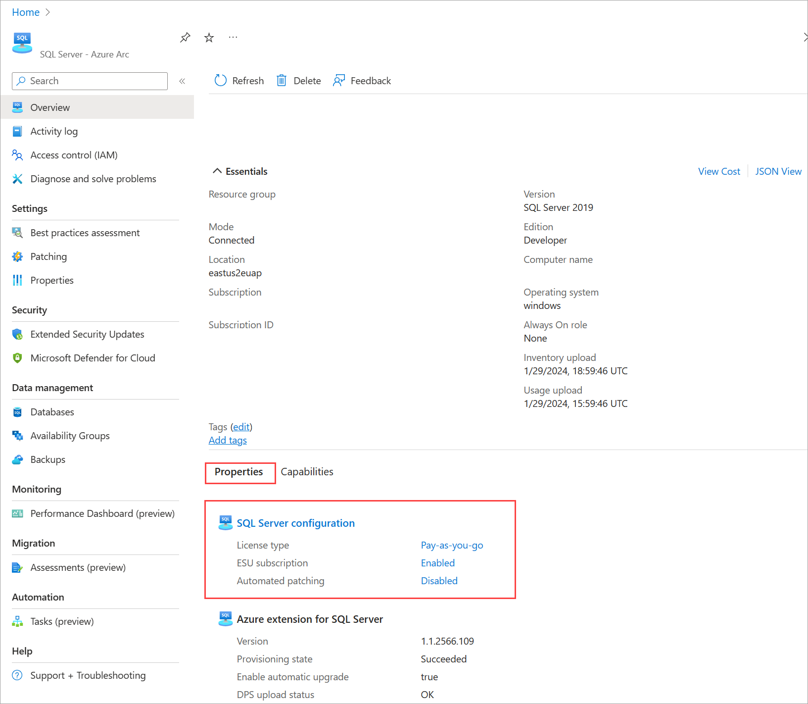 configure-azure-arc-enabled-sql-server-azure-arc-enabled-sql-server